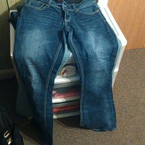 Cutr pair of boot cut Jean's